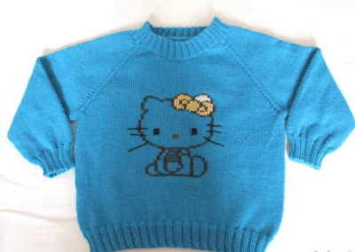 开元体育小孩毛衣图案新款图片 1一3岁儿童毛衣编织(图1)