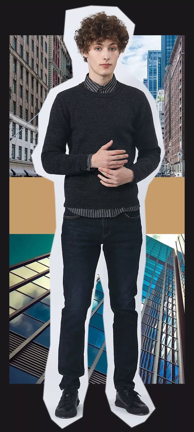 开元体育·(中国)官方网站莎斯莱思男装纯色毛衣从未退流行一直是炙热单品！(图1)