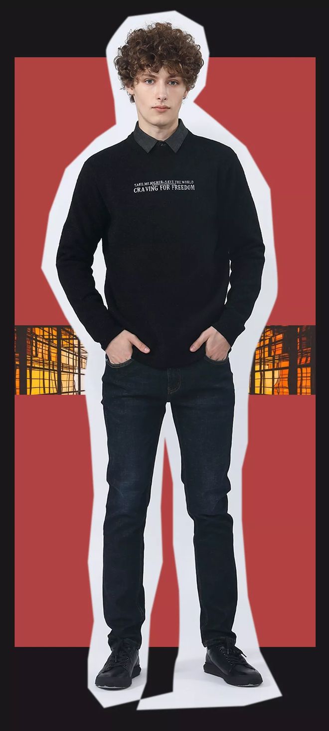 开元体育·(中国)官方网站莎斯莱思男装纯色毛衣从未退流行一直是炙热单品！(图2)